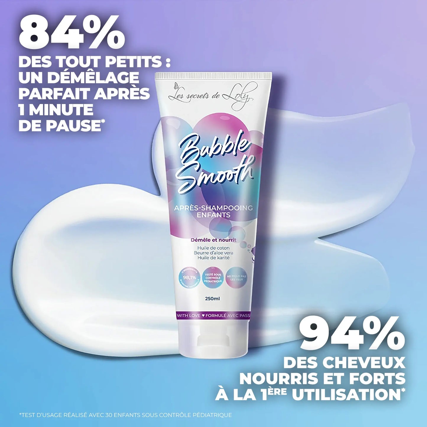 Les Essentiels Anti-Noeuds -  Shampooing, après-shampooing, spray démêlant et brosse pour les enfants