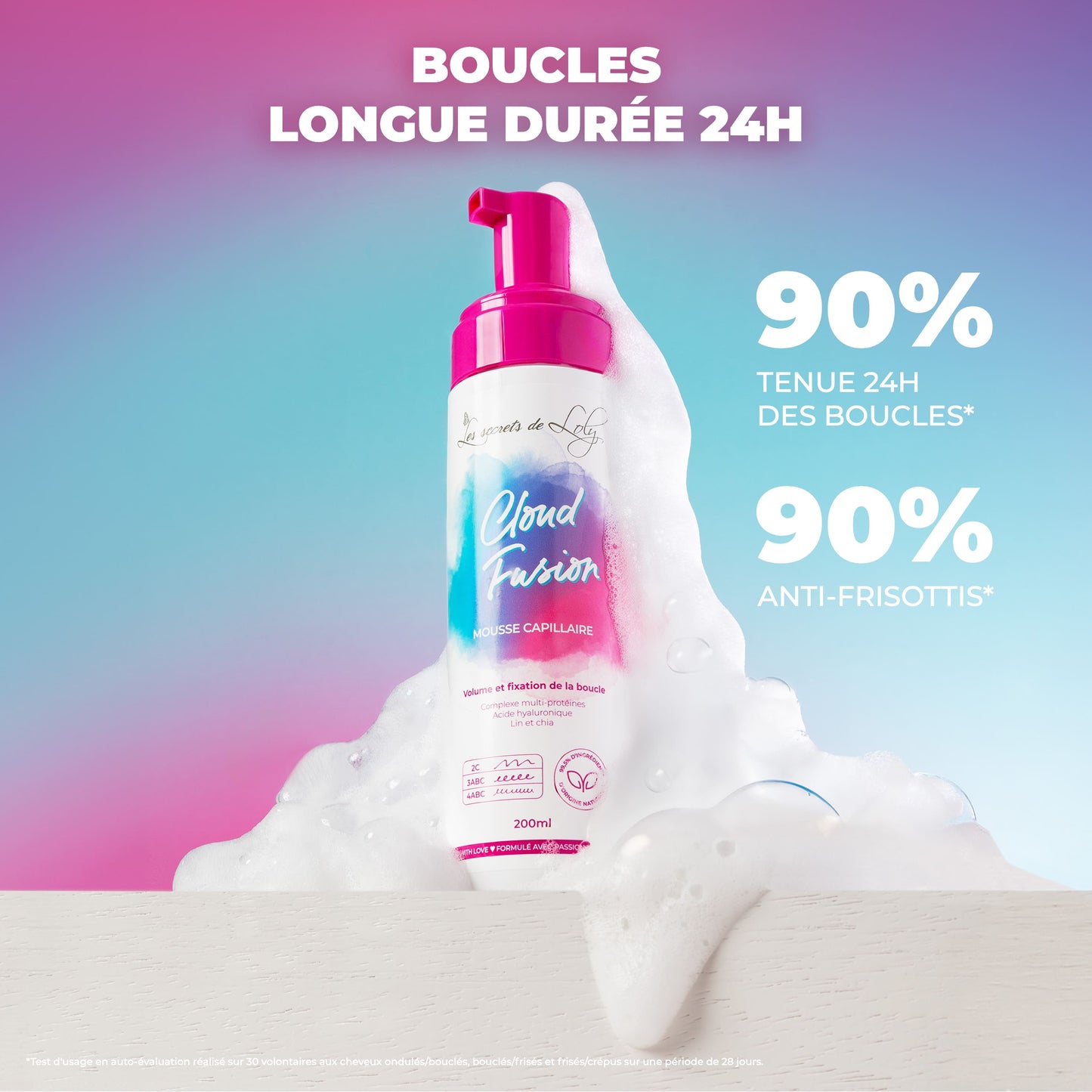 Pack Duo Boost Curl (x2) - Mousse fixante 100ml OFFERTE
