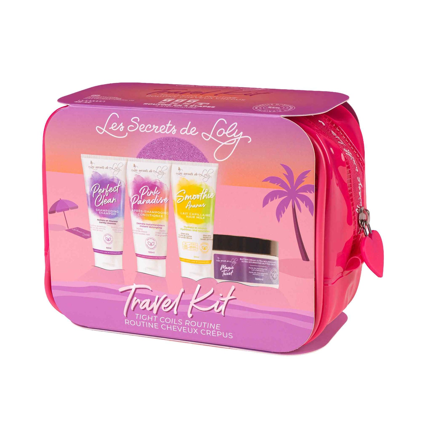 Trousse Cheveux Crépus - Format voyage